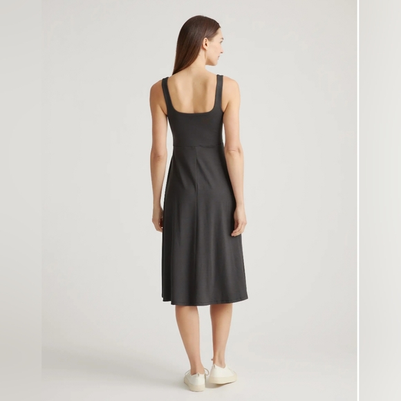 Quince Flowknit Breeze Fit + Flare Midi Dress - Medium - Picture 4 of 10